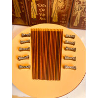 đũa gỗ trắc loại đặc biệt bọc vàng dầu