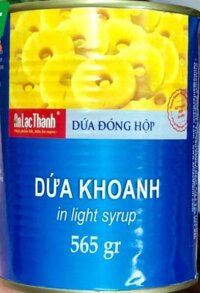 Dứa Khoanh Đóng Hộp 550g