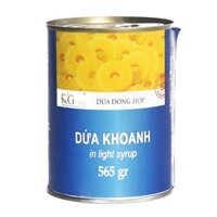 Dứa Khoanh Đóng Hộp, Pineapple Rings in Light Syrup (565g) - F&G FOOD