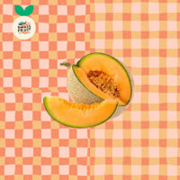 Dưa Lưới Tròn Vỏ Xanh Ruột Cam Trái