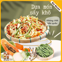 Dưa món - Dưa góp sấy khô-  muối ăn liền tặng kèm công thức siêu ngon