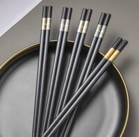 Đũa Nhựa Đen Cao Cấp Chịu Nhiệt [ LOẠI DÀY ] - [ HÀNG XUẤT KHẨU ]