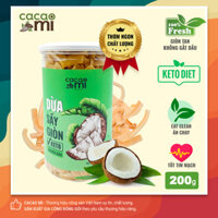 Dừa Sấy Giòn Keto Vị Nguyên Bản Cacaomi