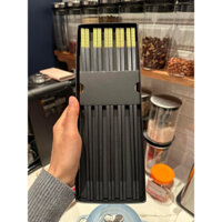 ĐŨA SỢI THUỶ TINH chuôi bọc lô gô vàng mẫu mới 2024 (hộp 10 đôi)