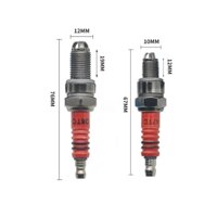 Đua Spark Cắm 3 Ba Điện Cực A7TC D8TC Cho Xe Máy Atv Xe Tay Ga Bụi Bẩn Xe Đạp Go Kart