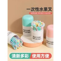 Đũa trái cây nhựa dùng một lần, đũa trái cây đóng gói, đũa ăn trái cây gia đình, đũa ăn bánh ngọt, đũa nhỏ 66