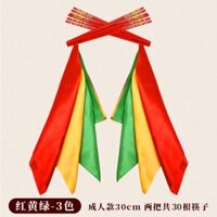 Đũa vuông cho trẻ em, đũa nhảy, đũa nhảy đặc biệt cho người lớn, đạo cụ nhảy đỏ Mông Cổ