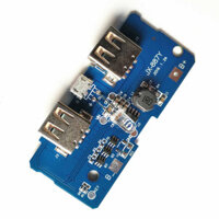 Dual Micro USB 3.7V đến 5V 2A Boost Mobile Charging Kho báu DIY 18650 Pin Lithium Sạc Bảng