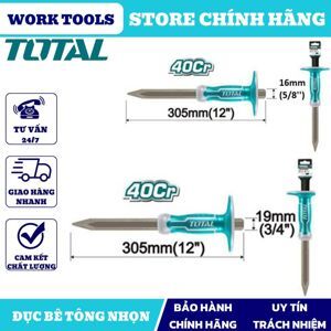 Đục bê tông nhọn 4 mm Total THT4421219