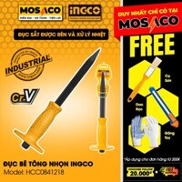 Đục bê tông nhọn INGCO HCC0841218 Tay cầm độ rộng đầu đục 4 mm Chiều dài 300 mm đục sắt được rèn và xử lý nhiệt MOSACO