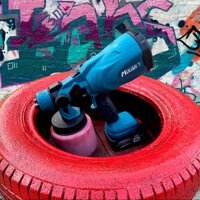 Đức điện súng phun sơn cao su máy phun sơn bình xịt công suất cao nhỏ lithium-ion hiện vật sơn súng phun sơn sơn xịt xe máy Máy phun sơn cầm tay