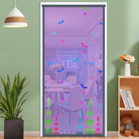 Đục Lỗ Tự Dính Phong Cách Mới Mùa Hè Chống Muỗi Rèm Cửa Velcro Mã Hóa Cửa Chống Muỗi Cửa Cửa S