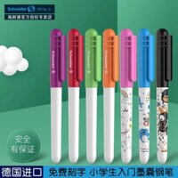 Đức Nhập Khẩu schneider schneider BK401 Extra Fine Pen Dễ Thương Vui Nhộn Trẻ Em Thực Hành Thư Pháp Viết Mực Có Thể Thay Thế Sac EF Nib 0.38