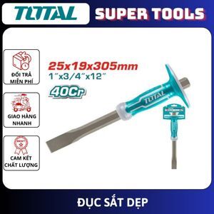 Đục sắt dẹp 25mm Total THT4411219