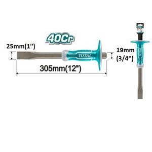 Đục sắt dẹp 25mm Total THT4411219