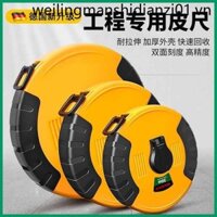 Đức Seiko Băng Đo 50m 100m Vải Da Băng Đo 20 / 30m Thước Mềm Kỹ Thuật Đo Sợi Đĩa Thước