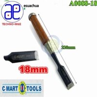 Đục thợ mộc cán gỗ C-Mart A0088-18 18mm