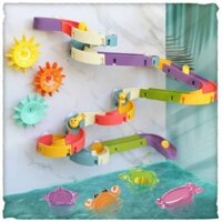 Duck Track Run Race Marble Slide Water Game for Kids Toddlers Bath Toy New
