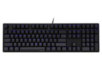 Ducky One Black Case White Led Blue Switch