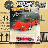 ducstore.vn Xe mô hình HCK09 Hot Wheels Premium Lamborghini Countach LP 5000 QV - bánh cao su