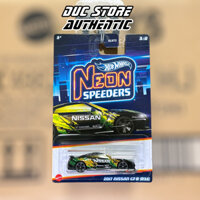 ducstore.vn Xe mô hình HLH75 Hot Wheels 2017 Nissan GT-R (R35) - Neon Speeders Series (2023)