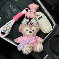 Duffy Bear Shelliemay Handbag Pendant Car Key Ring Plush Rag Baby, Toy Figurine, Doll Gifts for Men and Women dDte