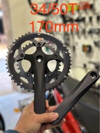 Đùi 2 đĩa xe road tuoring 34/50T 170mm Decathlon - bộ