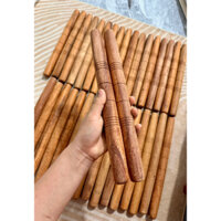Dùi đánh trống múa lân gỗ camxe cao cấp nặng gần 500g ( 1 cặp )