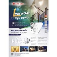 Đui đèn cảm biến chuyển động Rạng Đông hồng ngoại tự động bật tắt , Đui đèn E27 cảm ứng chuyển động