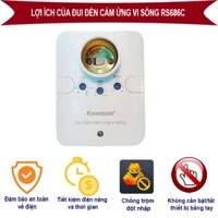 Đui Đèn Cảm Ứng Chuyển Động Radar KAWASAN RS686C