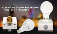 Đui đèn cảm ứng chuyển động thân nhiệt thông minh