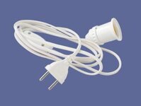 Đui đèn có dây liền phích cắm có công tắc dây dài 2.5m