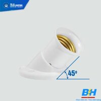 Đui Đèn Gắn Tường E27 Màu Trắng TLC-DGC