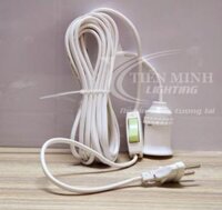 Đui Đèn Liền Dây Có Công Tắc- Phích Cắm 5m