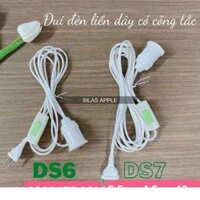 Đui Đèn Liền Dây Công Tắc Kenno DS6 2M5 (Hàng Cty)