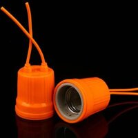 Đui Đèn Sứ E27 Cam