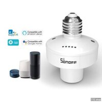 Đui Đèn thông Minh Điều Khiển Tắt Mở Bóng Đèn Qua Wifi 3G, Có Học Lệnh RF 433Mhz - Sonoff Slampher