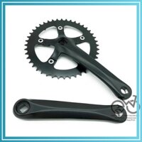 Đùi đĩa cơ bản 1 tầng cho xe đạp Fixed Gear Đen 44T