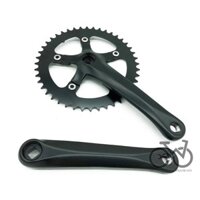 Đùi đĩa cơ bản 1 tầng cho xe đạp Fixed Gear Đen 44T