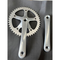 Đùi đĩa fixed gear 1 tầng màu bạc