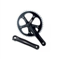 Đùi đĩa Fixed Gear 1 tầng ALDEL 130BCD - Đen - 48T