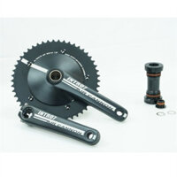 Đùi đĩa Fixed gear INTRO7 AIR CANNON BCD144 trục rỗng kèm BB - 49T