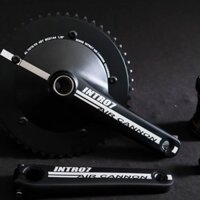 Đùi đĩa Fixed gear INTRO7 AIR CANNON BCD144 trục rỗng kèm BB