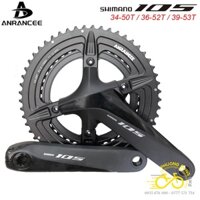 Đùi đĩa (Giò dĩa) rỗng xe đạp SHIMANO 105 R7000 lai đĩa ANRANCEE 34-50T 36-52T 39-53T