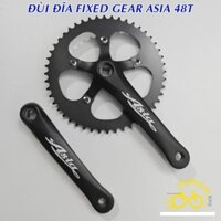 Đùi đĩa (Giò dĩa) xe đạp 1 tầng Fixed Gear ASIA 48T
