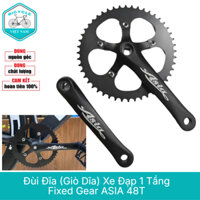 Đùi Đĩa (Giò Dĩa) Xe Đạp 1 Tầng Fixed Gear ASIA 48T - Hiệu Suất Vượt Trội, Chất Lượng Cao