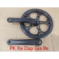 Đùi đĩa nhôm 1 tầng 52T, Đùi đĩa nhôm xe đạp thể thao 52T 1 tầng cao cấp
