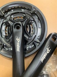 Đùi đĩa PROWHEEL 42-34-24T - cốt vuông - có Vành nhựa (bộ)