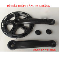 Đùi đĩa xe đạp 1 tầng 40 răng loại tốt