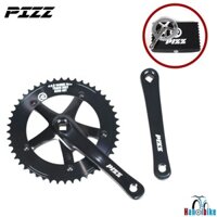 Đùi đĩa xe đạp 1 tầng Fixed Gear PIZZ Track AERO CRANK 144BCD 48T